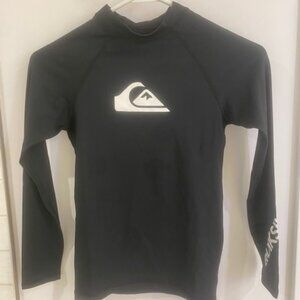 NWT Quiksilver Youth All Time Long Sleeve UPF 50 Rash Guard Size L (14)
